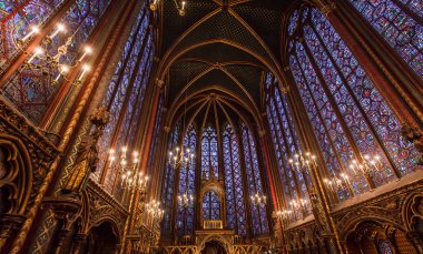 Sainte Chapelle Kilisesi, Paris, Fransa