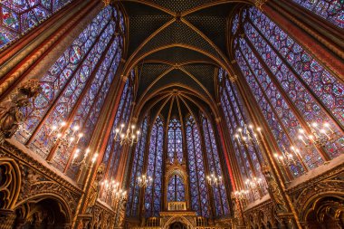 Sainte Chapelle Kilisesi, Paris, Fransa