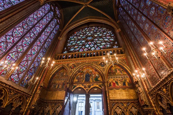 Η εκκλησία Sainte Chapelle, Παρίσι, Γαλλία — Φωτογραφία Αρχείου