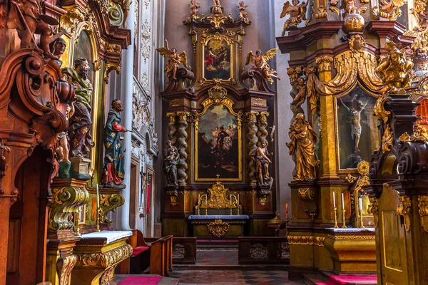Церковь Святого Жильи, Прага, Чешская республика — стоковое фото