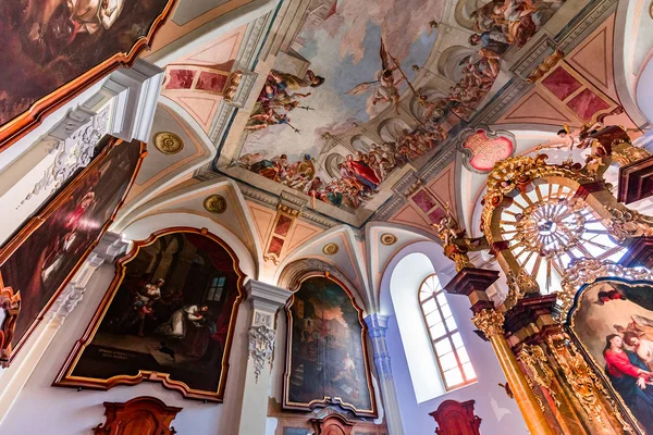 Strahov kolostor kápolnája, Prága, Csehország — Stock Fotó