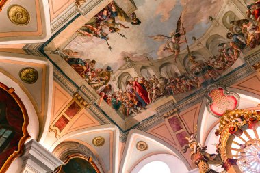 Strahov Manastırı Bölüm Salonu, Prag, Czech Cumhuriyeti