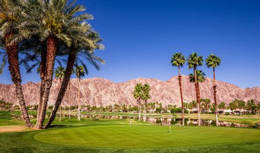 golf course, Palm Springs, California clipart