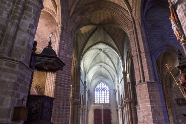 Guerande, Fransa 'daki Saint-Aubin Kilisesi