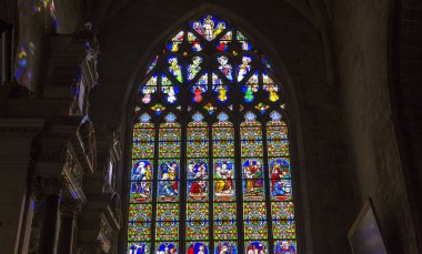 Guerande, Fransa 'daki Saint-Aubin Kilisesi