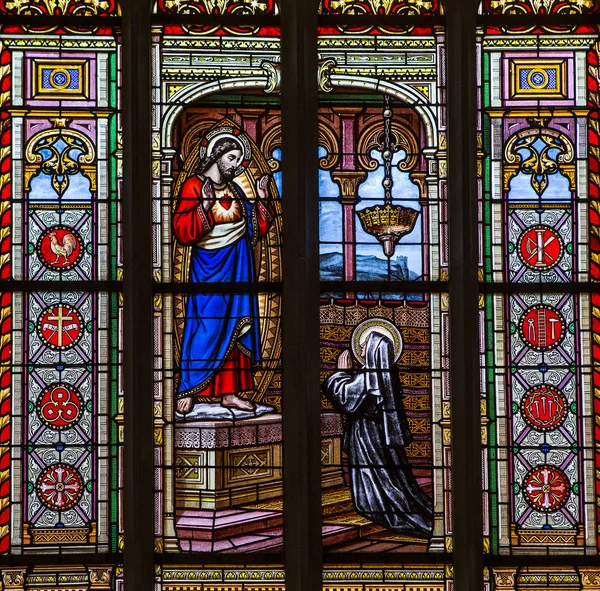 Kerk Saint-Aubin in Guerande, Frankrijk — Stockfoto