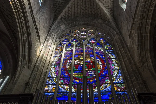 Die Kirche Saint-Aubin in Guerande, Frankreich — Stockfoto