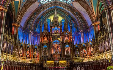 Notre Dame Bazilikası, Montreal, Quebec, Kanada