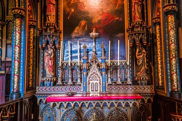 Basilique Notre-Dame, Montréal, Québec, Canada — Photo