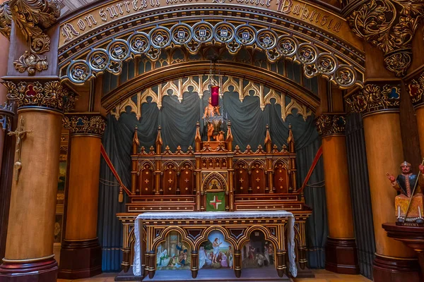 Notre Dame Bazilikası, Montreal, Quebec, Kanada — Stok fotoğraf