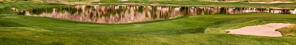 Campo Golfe Greens Fairways Califórnia — Fotografia de Stock