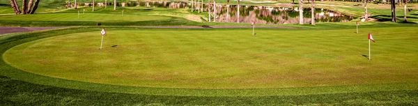 Campo Golfe Greens Fairways Califórnia — Fotografia de Stock