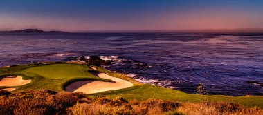 Pebble Beach golf sahası, Monterey, Kaliforniya, ABD
