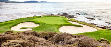 Pebble Beach golf sahası, Monterey, Kaliforniya, ABD