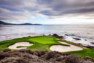 Pebble Beach golf sahası, Monterey, Kaliforniya, ABD