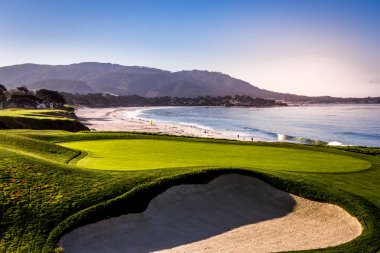 Pebble Beach golf sahası, Monterey, Kaliforniya, ABD