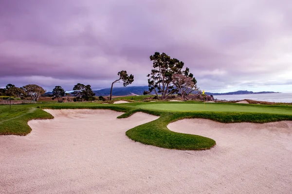 Pebble Beach Golf Course Monterey Kalifornie Usa — Stock fotografie