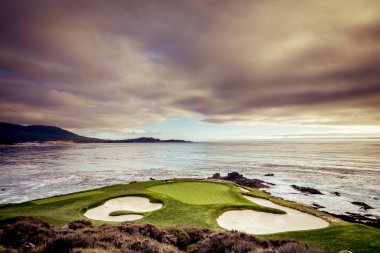Pebble Beach golf sahası, Monterey, Kaliforniya, ABD