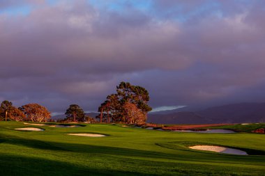 Pebble Beach golf sahası, Monterey, Kaliforniya, ABD