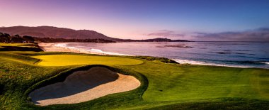 Pebble Beach golf sahası, Monterey, Kaliforniya, ABD