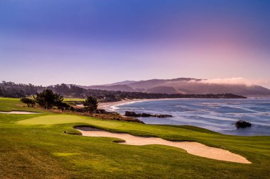 Pebble Beach golf sahası, Monterey, Kaliforniya, ABD