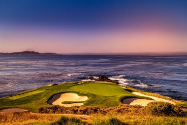 Pebble Beach golf sahası, Monterey, Kaliforniya, ABD