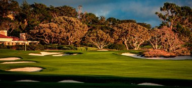Pebble Beach golf sahası, Monterey, Kaliforniya, ABD