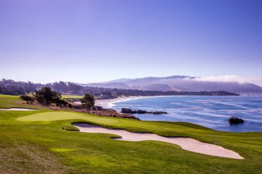 Pebble Beach golf sahası, Monterey, Kaliforniya, ABD