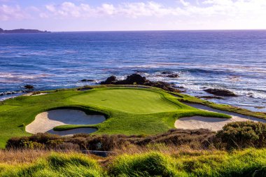 Pebble Beach golf sahası, Monterey, Kaliforniya, ABD