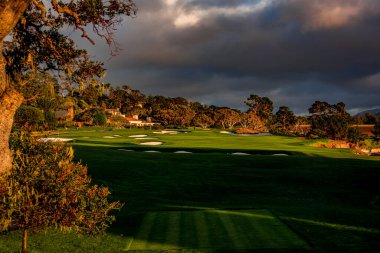 Pebble Beach golf sahası, Monterey, Kaliforniya, ABD