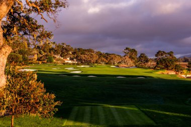 Pebble Beach golf sahası, Monterey, Kaliforniya, ABD