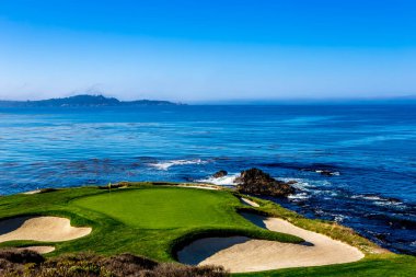 Pebble Beach golf sahası, Monterey, Kaliforniya, ABD