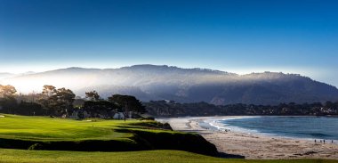 Pebble Beach golf sahası, Monterey, Kaliforniya, ABD