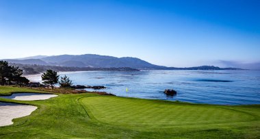 Pebble Beach golf sahası, Monterey, Kaliforniya, ABD