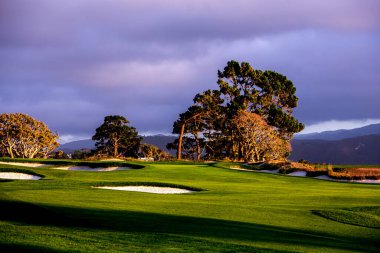 Pebble Beach golf sahası, Monterey, Kaliforniya, ABD