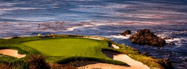 Pebble Beach golf sahası, Monterey, Kaliforniya, ABD
