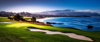 Pebble Beach golf sahası, Monterey, Kaliforniya, ABD