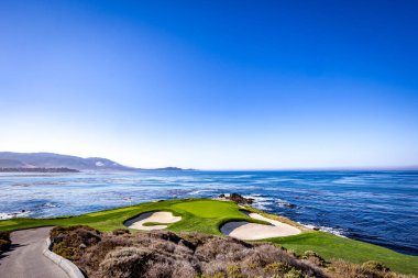 Pebble Beach golf sahası, Monterey, Kaliforniya, ABD