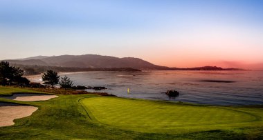 Pebble Beach golf sahası, Monterey, Kaliforniya, ABD
