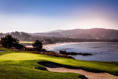 Pebble Beach golf sahası, Monterey, Kaliforniya, ABD
