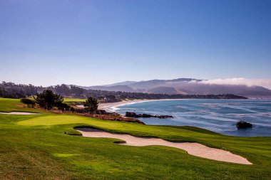 Pebble Beach golf sahası, Monterey, Kaliforniya, ABD