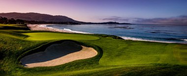 Pebble Beach golf sahası, Monterey, Kaliforniya, ABD