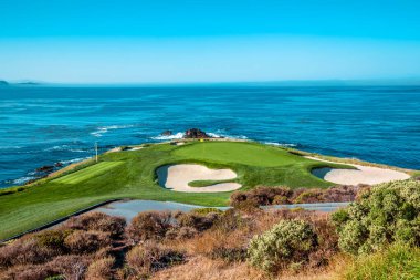 Pebble Beach golf sahası, Monterey, Kaliforniya, ABD