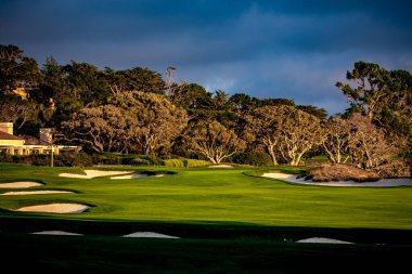 Pebble Beach golf sahası, Monterey, Kaliforniya, ABD