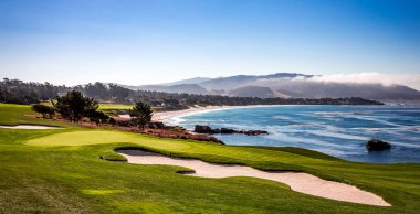 Pebble Beach golf sahası, Monterey, Kaliforniya, ABD