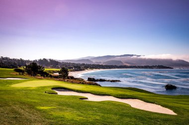 Pebble Beach golf sahası, Monterey, Kaliforniya, ABD