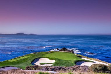 Pebble Beach golf sahası, Monterey, Kaliforniya, ABD