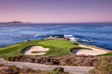 Pebble Beach golf sahası, Monterey, Kaliforniya, ABD