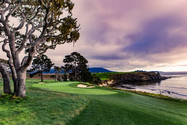 Terrain Golf Pebble Beach Monterey Californie États Unis — Photo