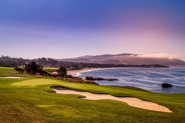 Pebble Beach Golf Course Monterey Kalifornie Usa — Stock fotografie